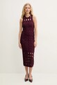 Ruházat Pinko ruha 105190.A2LW burgundia