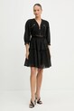 Pinko sukienka bawełniana 105251.A2MI czarny SS25