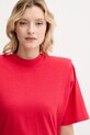 Pinko vestito in cotone 105220.A2M2 rosso