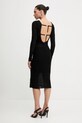 Pinko sukienka 105227.A2M5 czarny SS25