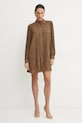 MICHAEL Michael Kors sukienka MR582QYGRY brązowy SS25