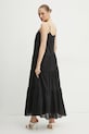 MICHAEL Michael Kors rochie din bumbac MR582ID4YJ negru SS25