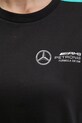 adidas rochie din bumbac x Mercedes JV5426 negru
