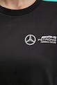 adidas vestito in cotone x Mercedes JV5426 nero