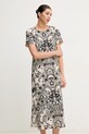 Oblečenie Hodvábne šaty Weekend Max Mara 2515221022600 béžová