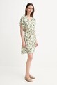 Weekend Max Mara rochie de mătase 2515221062600 bej SS25