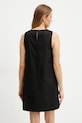 Oblečení Šaty s příměsí lnu Weekend Max Mara 2515221102600 černá