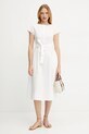 Weekend Max Mara pamut ruha 2515221142600 fehér SS25