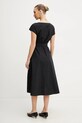 Bavlnené šaty Weekend Max Mara 2515221142600 čierna SS25