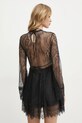 Одежда Платье с примесью шелка Charo Ruiz Ibiza Thonne 256605 чёрный