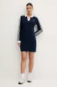 Obleka adidas Originals POLO DRESS JC7690 mornarsko modra SS25