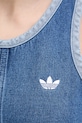 adidas Originals rochie din denim DENIM 3S DRESS JD2580 albastru