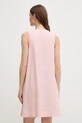 Одяг Льняна сукня United Colors of Benetton 4AGHDV0AX рожевий