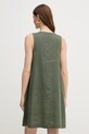 Одяг Льняна сукня United Colors of Benetton 4AGHDV0AX зелений