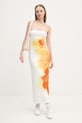 Φόρεμα Desigual AMBERES 25SWVK49 λευκό SS25