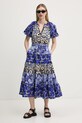 Рокля Desigual CELLS LONG_LACROIX 25SWVW02 син SS25