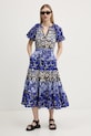 Desigual vestito CELLS LONG_LACROIX 25SWVW02 blu SS25