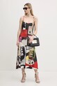 Desigual ruha NEWSPAPER COLL 25SWVK40 fekete SS25