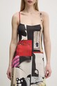 Desigual ruha NEWSPAPER COLL 25SWVK40 fekete