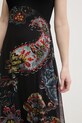 Desigual ruha PAISLEY MESH_LACROIX 25SWVK32 fekete