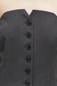Samsoe Samsoe rochie din amestec de lana Saellen gri F24400132