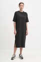 The North Face rochie din bumbac Oversized maxi negru NF0A8C2EJK31