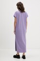 Ρούχα Βαμβακερό φόρεμα Hugo Blue 50540389 μωβ
