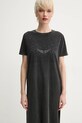 ZADIG&VOLTAIRE rochie din bumbac negru JWDR01069.21