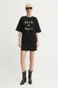 Obleka ZADIG&VOLTAIRE JWDR01073.11 črna SS25