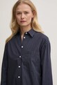 Хлопковое платье ZADIG&VOLTAIRE тёмно-синий WWDR02517.404