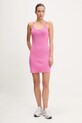 Платье adidas Originals Rib Mini Dress JI5750 розовый SS25