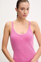 Платье adidas Originals Rib Mini Dress розовый JI5750