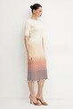 Missoni rochie alb DS25SG0T.BK044V