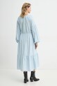 Oblečení Bavlněné šaty Levi's JOLENE LS MAXI DRESS 001HS modrá
