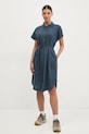 Fjallraven sukienka Övik F14300013 niebieski SS25