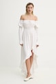 The Sleeper rochie WADR02F013N alb SS25