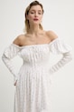 The Sleeper rochie alb WADR02F013N