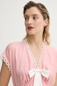 The Sleeper rochie BWDR03P006B roz