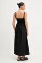 Îmbrăcăminte BOSS Orange rochie din bumbac 50537919 negru