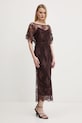 Never Fully Dressed rochie Lace Tilly maro NFDDR1853