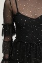 Рокля Never Fully Dressed Star Mesh NFDDR1804 черен