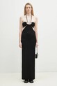 Haljina Coperni Knitted Halter COPML135Y3010 crna