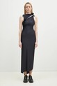 Сукня Coperni Asymmetric Flower maxi чорний COPR44545C