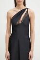 Šaty Coperni Asymmetric Long černá COPR135545