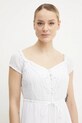 Рокля Guess GAUZE бял W5GK0A.WE340