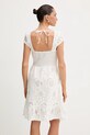 Îmbrăcăminte Guess rochie din bumbac DOMITILLA W5GK50.WH521 alb
