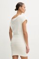 Îmbrăcăminte Guess rochie din bumbac NATALIA W5GK68.Z2YL1 bej