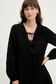 Superdry rochie din bumbac negru W8011914A.02A
