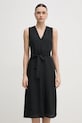 Calvin Klein rochie din amestec de in K20K208424 negru SS25
