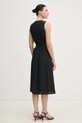 Odjeća Haljina s dodatkom lana Calvin Klein K20K208424 crna